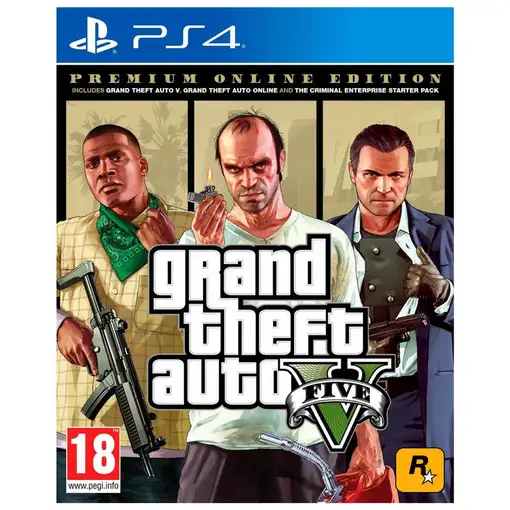 Juego grand theft auto v premium edition playstation 4
