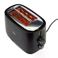 Tostadora JATA TT631 con dos ranuras anchas. 6 niveles de tostado. Con tapa
