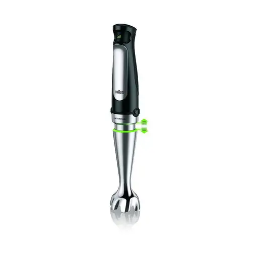 Braun MQ 7035X 0,6 L Batidora de inmersión 1000 W Negro, Acero satinado
