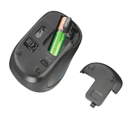 Trust Yvi FX ratón Oficina Ambidextro RF inalámbrico Óptico 1600 DPI