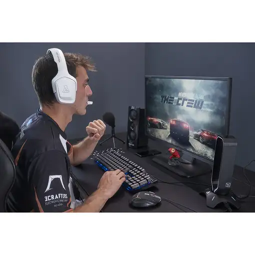 Auriculares gaming para pc micro blanco Korp Cobalt THE G-LAB