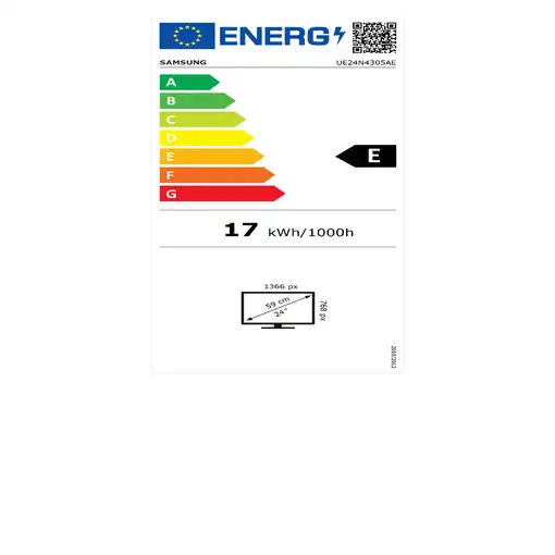Samsung Series 4 UE24N4305AEXXC Televisor 61 cm (24\) HD Smart TV Wifi Negro 400 c
