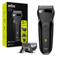Braun Series 3 81702942 afeitadora Máquina de afeitar de láminas Recortadora Negro
