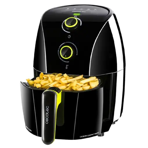 Freidora sin aceite Cecofry Compact Rapid Black Cecotec Freidora sin aceite Cecofry Compact Rapid Black Cecotec