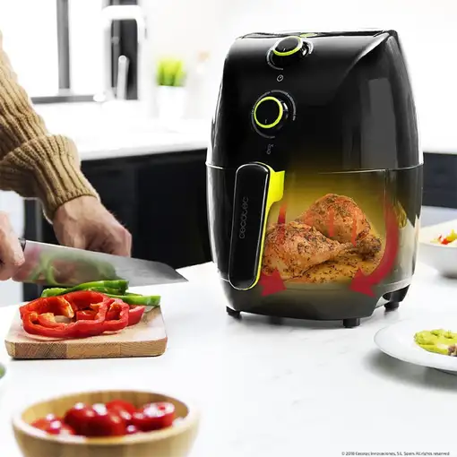 Freidora sin aceite Cecofry Compact Rapid Black Cecotec