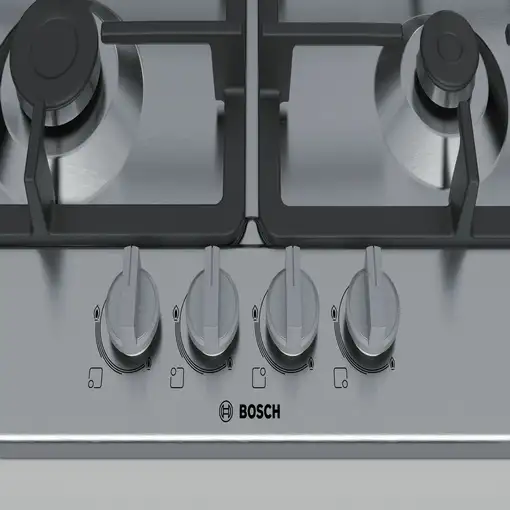 Bosch Serie 4 PGH6B5B90 hobs Acero inoxidable Integrado 60 cm Encimera de gas 4 zo