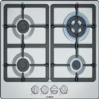 Bosch Serie 4 PGH6B5B90 hobs Acero inoxidable Integrado 60 cm Encimera de gas 4 zo