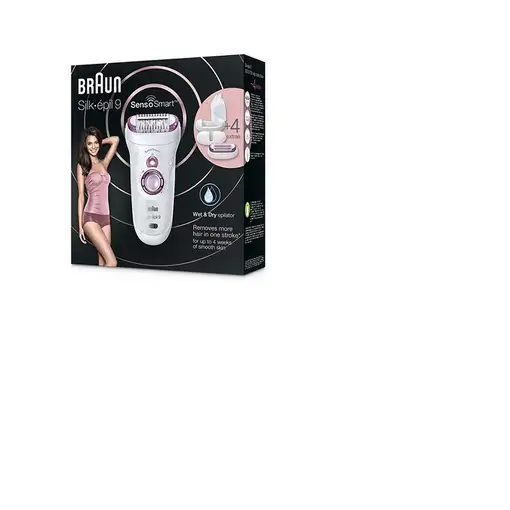 Braun Silk-épil 9 SensoSmart 9/700 40 pinzas Violeta, Blanco