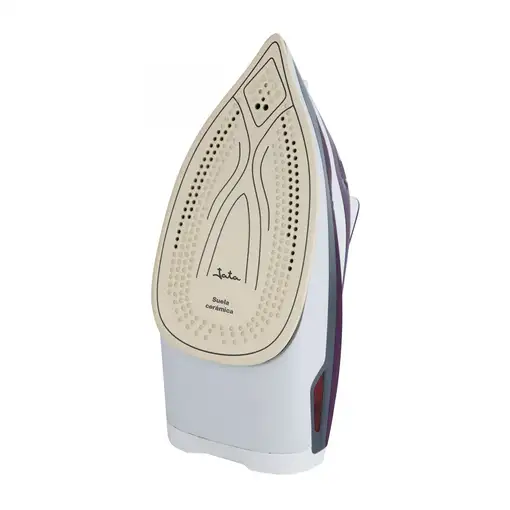 Plancha de vapor JATA PL221C. Suela cerámica. Vapor vertical. Autolimpieza. 2400 W
