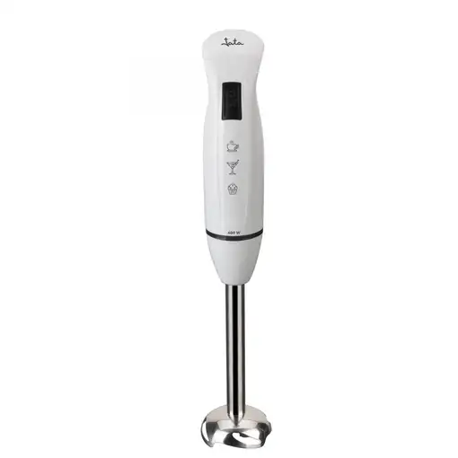 Batidora de mano BT126 de 400 W. 2 cuchillas de acero inoxidable