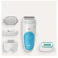 Braun Silk-épil 5 81706331 depiladora 28 pinzas Blanco, Turquesa