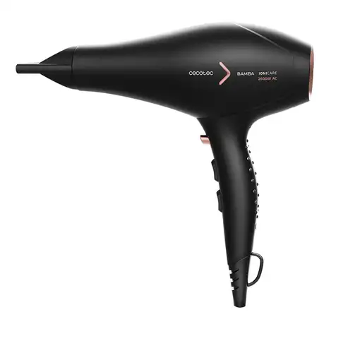 Secador de pelo  IoniCare 5350 PowerShine Fire  2600 W Negro, Rosa CECOTEC