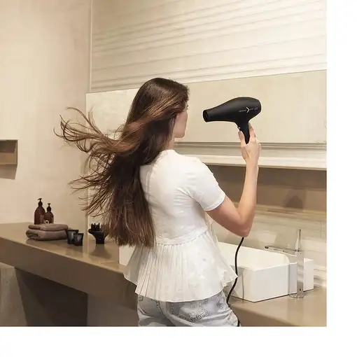 Secador de pelo  IoniCare 5350 PowerShine Fire  2600 W Negro, Rosa CECOTEC