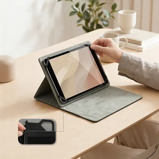 Funda Universal Para Tablets Clever Stand Tablet Case 9.6''11'' Negro