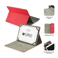 Funda Universal Para Tablets Clever Stand Tablet Case 9.6\11\  Rojo