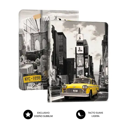Funda Tablet Universal Trendy Case Ny Taxi 9.6\ a 11\