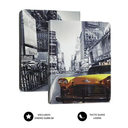 Funda Tablet Universal Trendy Case Ny Taxi 9.6\ a 11\