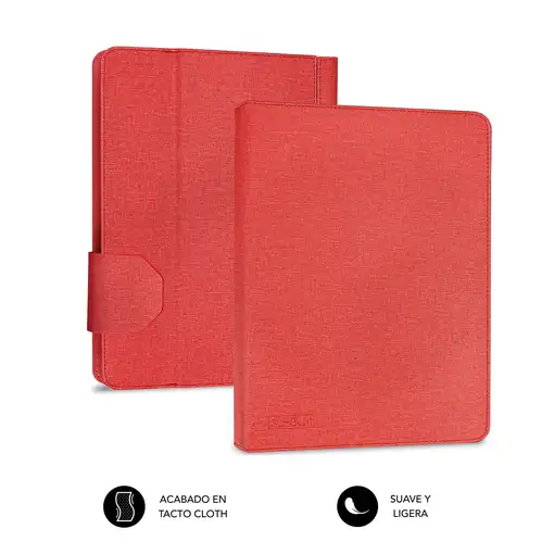 Funda para Tablet Con Teclado Micro Usb a Usb C Keytab Pro Usb 9.6\a 11\  Rojo