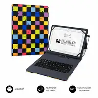 Funda para tablet 10,1" Square con teclado, Keytab Pro USB SUBBLIM