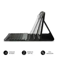 Funda para Tablet Con Teclado Bluetooth Keytab Pro Bluetooth 9.6\a 10.8\  Gris