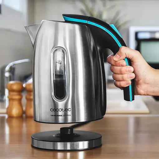 Cecotec ThermoSense 220 Steel tetera eléctrica 1,2 L 1630 W Acero inoxidable