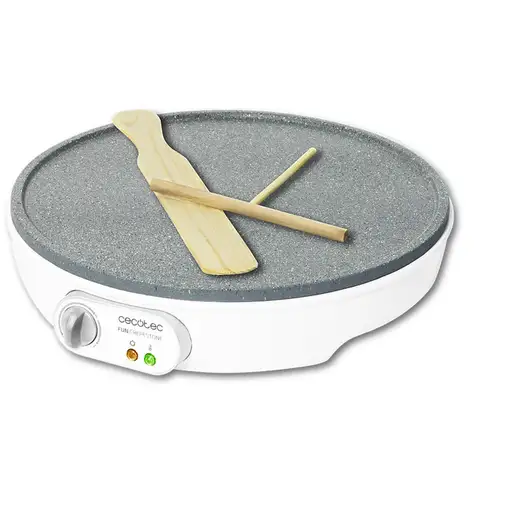 Cecotec 08009 crepera 1 crep(s) 1000 W Blanco, Gris