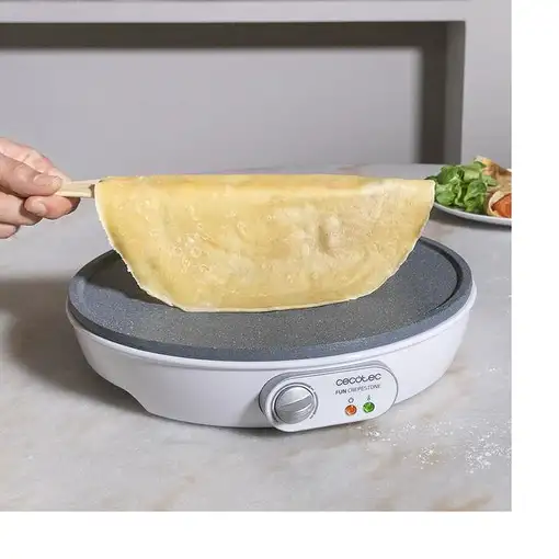 Cecotec 08009 crepera 1 crep(s) 1000 W Blanco, Gris