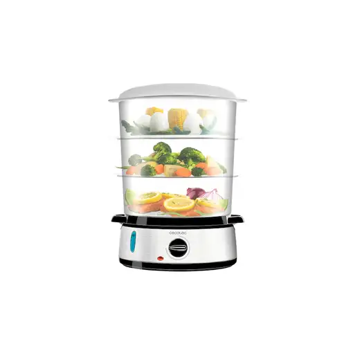 Cecotec Vapovita 3000 Inox vaporizador Independiente 800 W Negro, Acero inoxidable