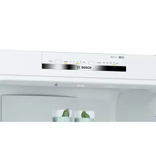 Bosch Serie 4 KGN39VWEA nevera y congelador Independiente 368 L E Blanco