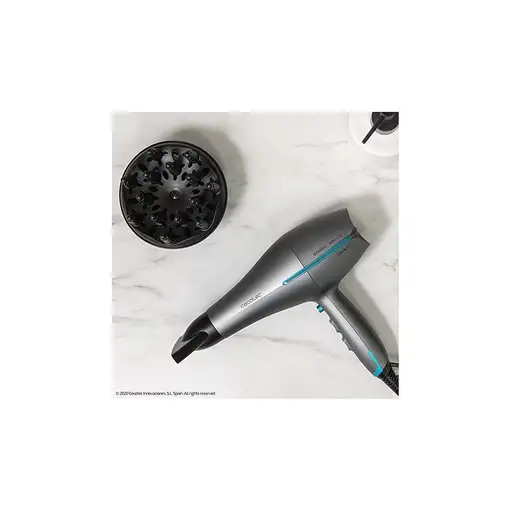 Secador de pelo Bamba IoniCare 5300 Maxi Aura 2200 W Gris CECOTEC