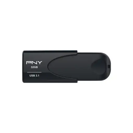 PNY Attache 4 unidad flash USB 32 GB USB tipo A 3.2 Gen 1 (3.1 Gen 1) Negro