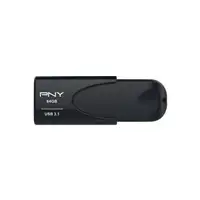 PNY Attaché 4 unidad flash USB 64 GB USB tipo A 3.2 Gen 1 (3.1 Gen 1) Negro