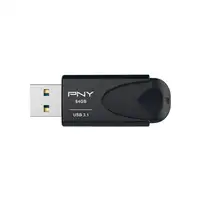 PNY Attaché 4 unidad flash USB 64 GB USB tipo A 3.2 Gen 1 (3.1 Gen 1) Negro