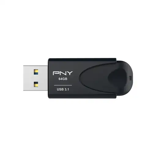 PNY Attaché 4 unidad flash USB 64 GB USB tipo A 3.2 Gen 1 (3.1 Gen 1) Negro