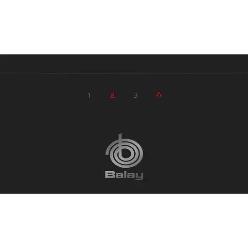 Balay 3BC585GN campana De pared Negro 629 m³/h