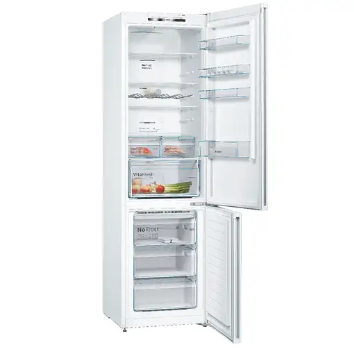Bosch Serie 4 KGN39VWDA nevera y congelador Independiente 368 L D Blanco