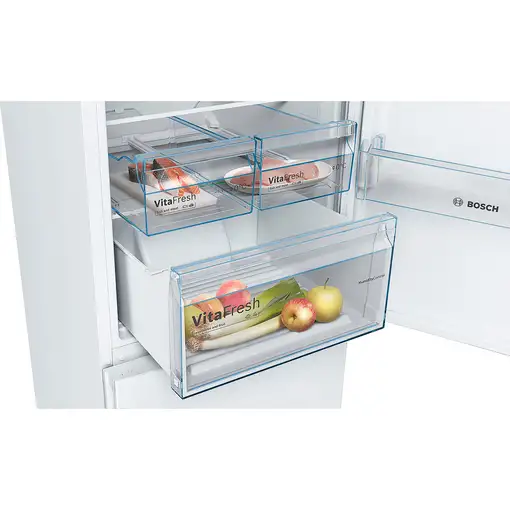 Bosch Serie 4 KGN39VWDA nevera y congelador Independiente 368 L D Blanco