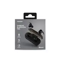 Auriculares inalámbricos Bluetooth 5.0 TWS Negro  Mooov 618310