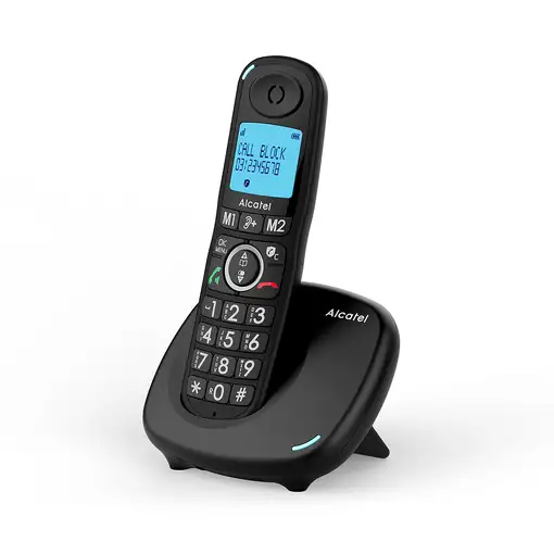 Alcatel XL535 Teléfono DECT Identificador de llamadas Negro