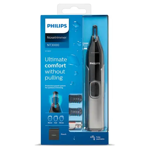 Philips 3000 series Nose trimmer series 3000 NT3650/16 Recortador para nariz, orej