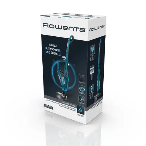 Rowenta RH6751 Batería Secar Ciclónico Sin bolsa 0,6 L Azul