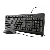 Trust Primo teclado Ratón incluido Universal USB QWERTY Español Negro
