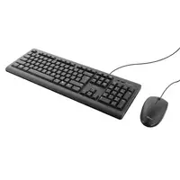 Trust Primo teclado Ratón incluido Universal USB QWERTY Español Negro