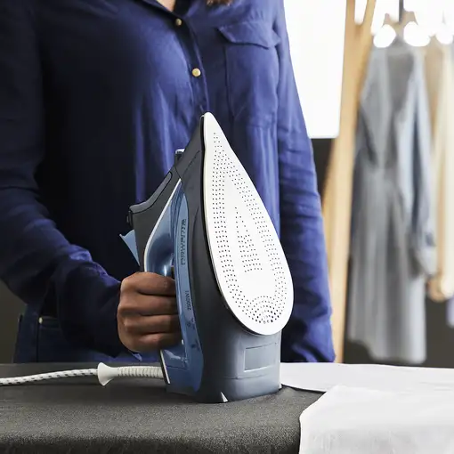 Rowenta DW4320 Plancha vapor-seco Suela Microsteam 300 Láser 2500 W Azul