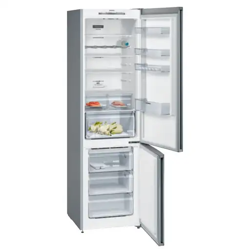 Siemens iQ300 KG39NVIDA nevera y congelador Independiente 368 L D Acero inoxidable