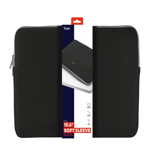 Trust 21248 maletines para portátil 39,6 cm (15.6\) Funda Negro