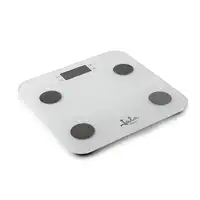 JATA HBAS1501 báscula de baño Rectángulo Gris, Blanco Báscula personal electrónica
