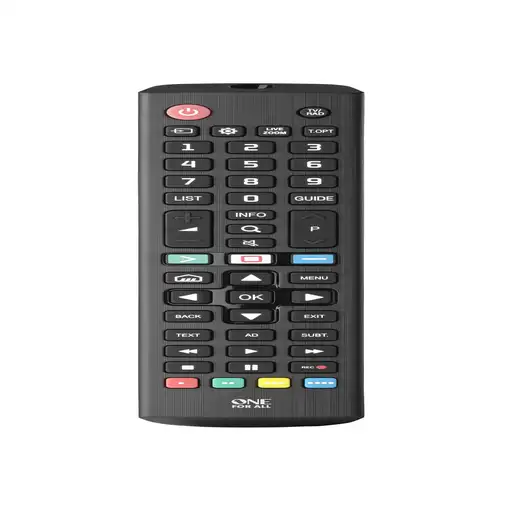 One For All TV Replacement Remotes URC4911 mando a distancia IR inalámbrico Botone