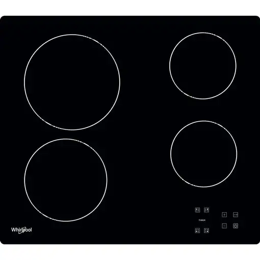 Whirlpool AKT 8090/NE Negro Integrado 60 cm Cerámico 4 zona(s)