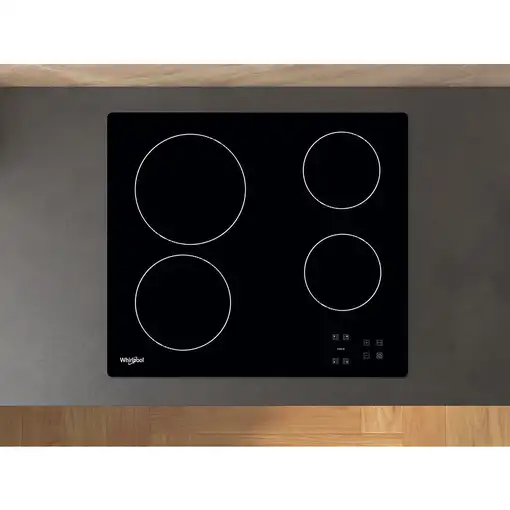 Whirlpool AKT 8090/NE Negro Integrado 60 cm Cerámico 4 zona(s)